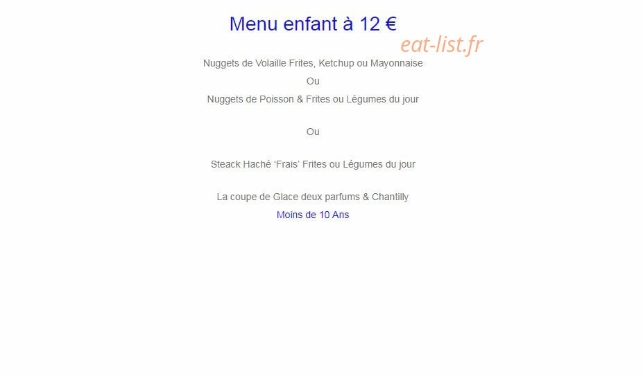 Auberge de la Canche — carte page 3