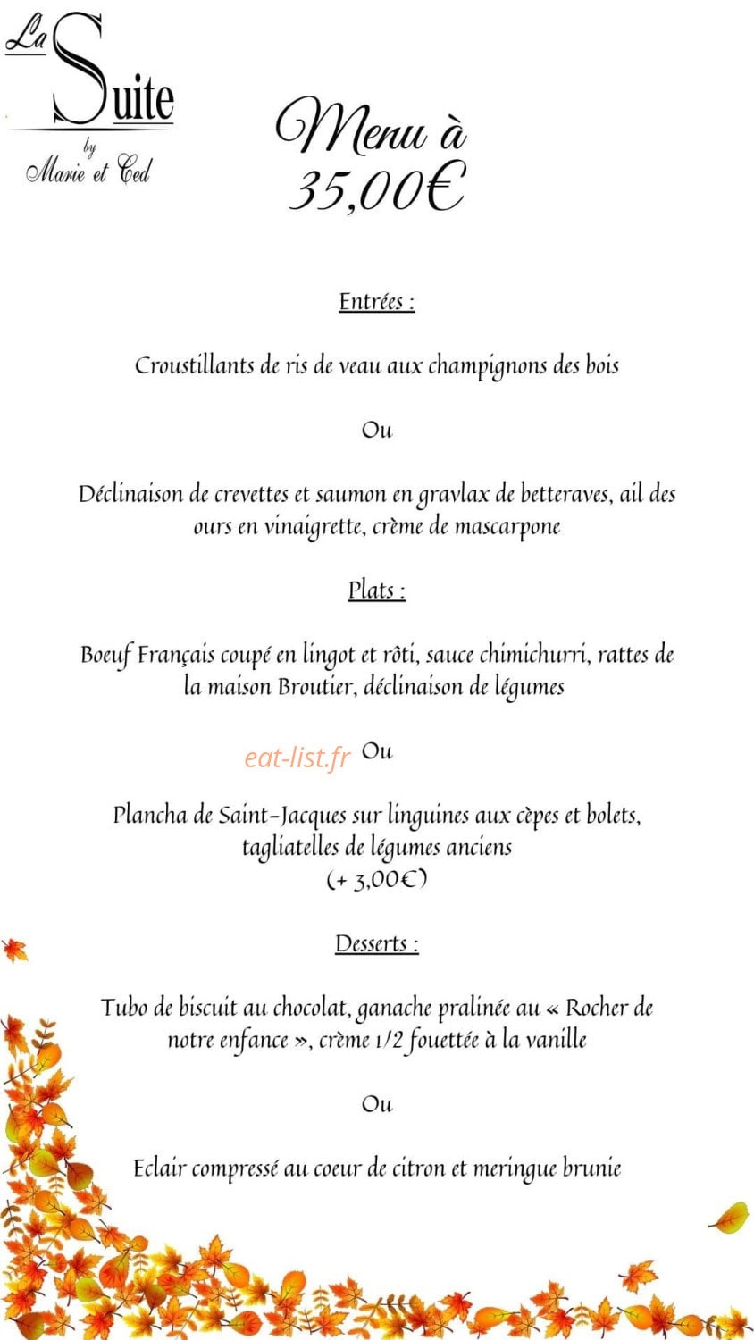 La Suite — carte page 3