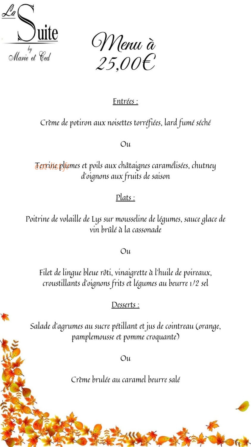 La Suite — carte page 2