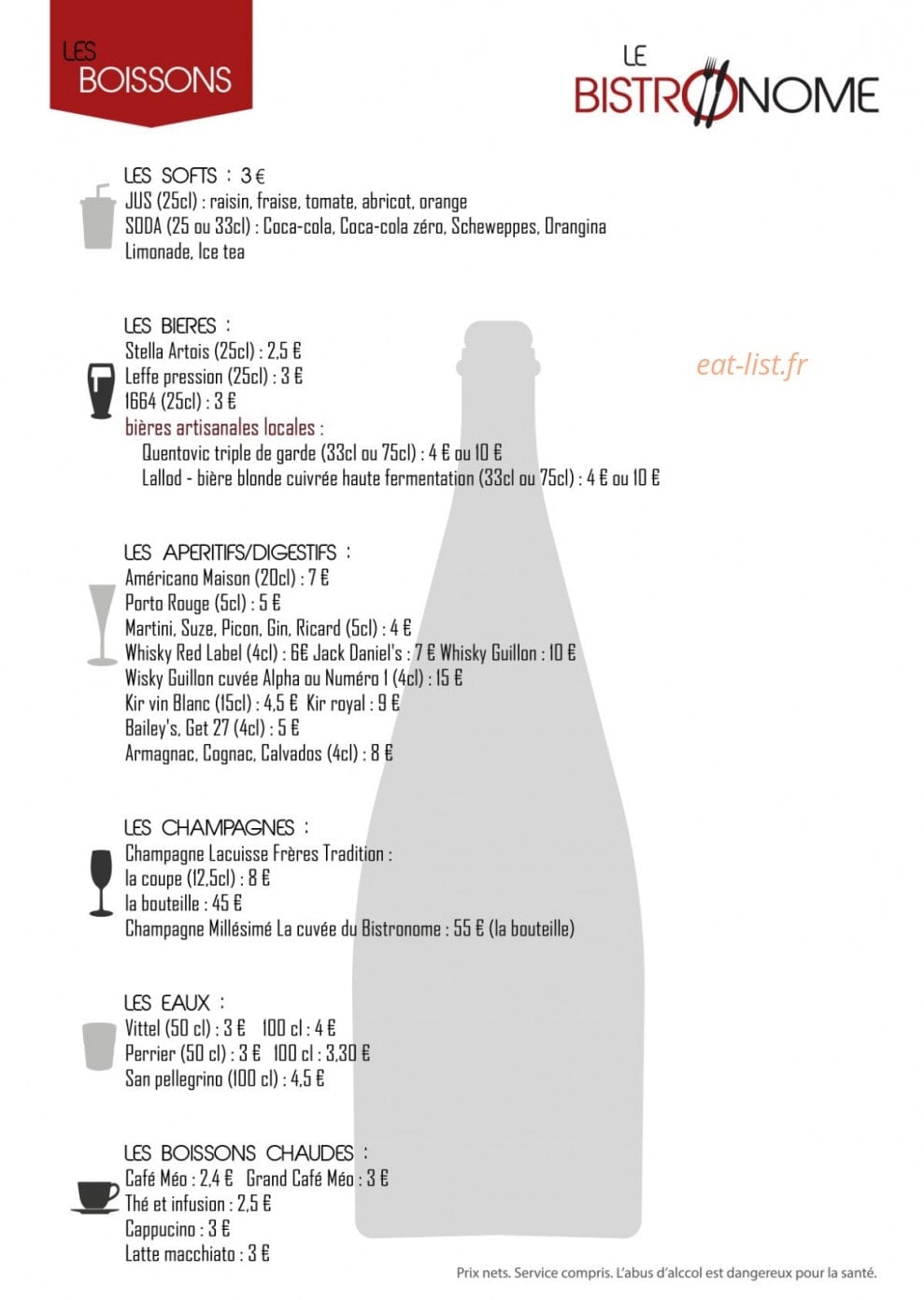 Le Bistronome — carte page 4