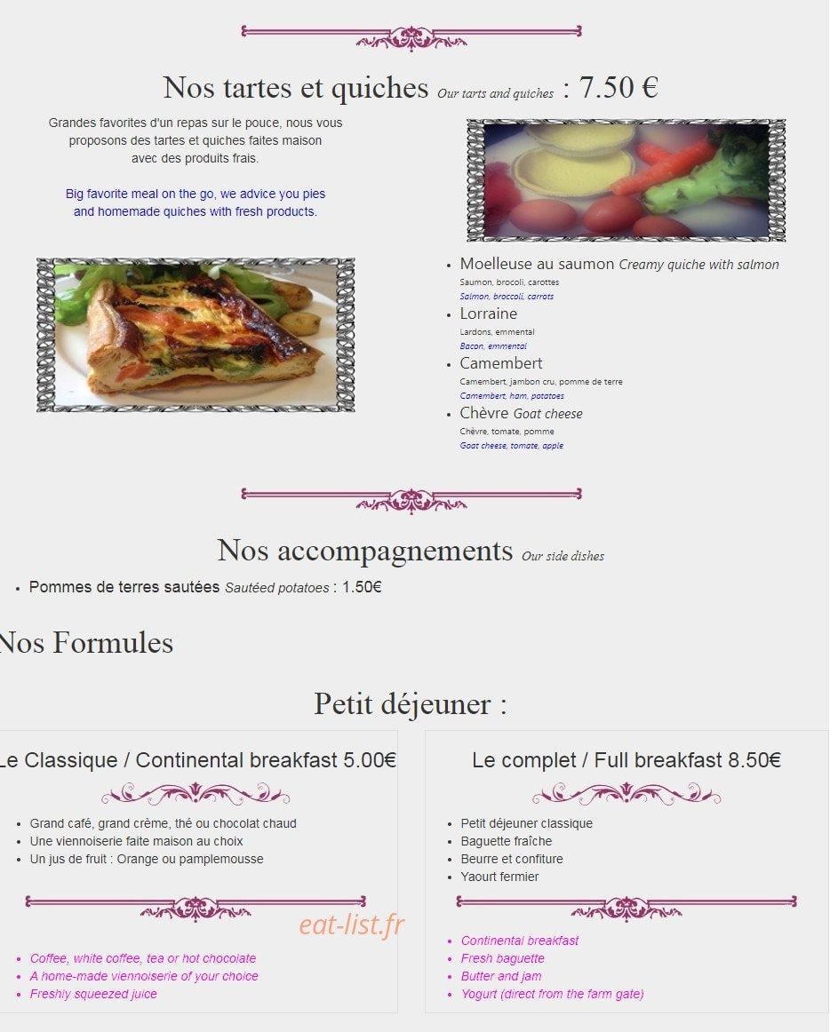Le Salon Rodière — carte page 2