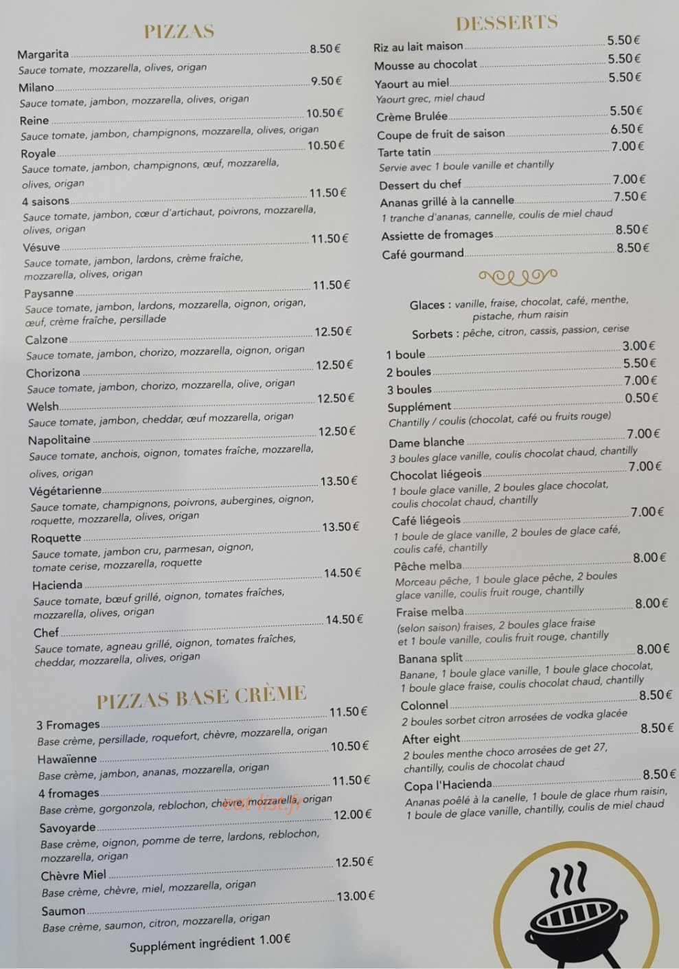 L'hacienda — carte page 3