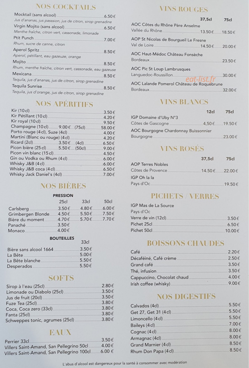 L'hacienda — carte page 4