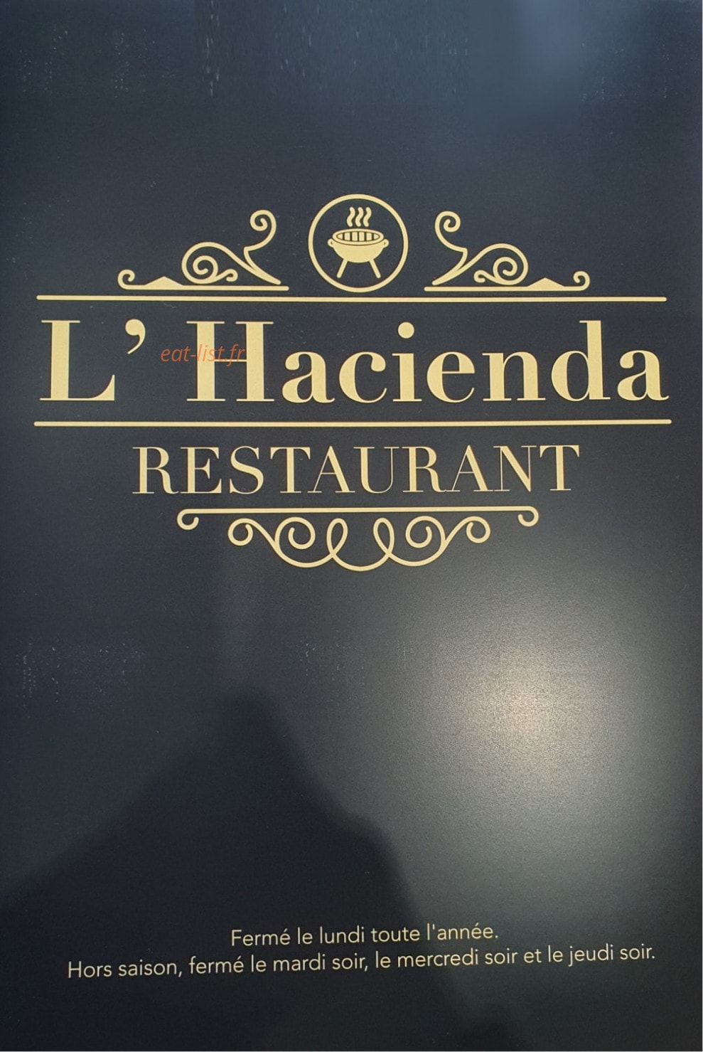 L'hacienda — carte page 1