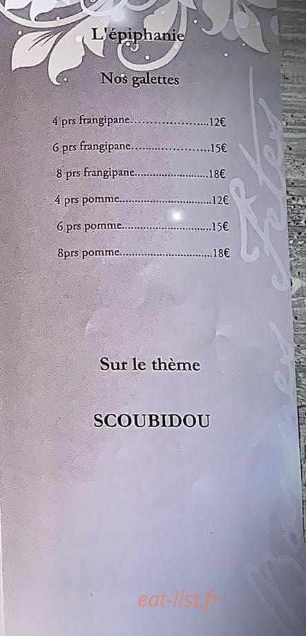 La bouvignoise — carte page 4