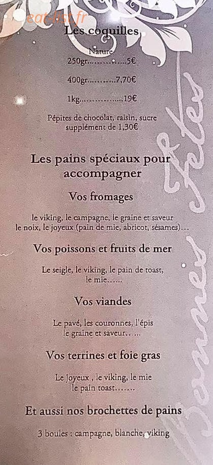 La bouvignoise — carte page 3