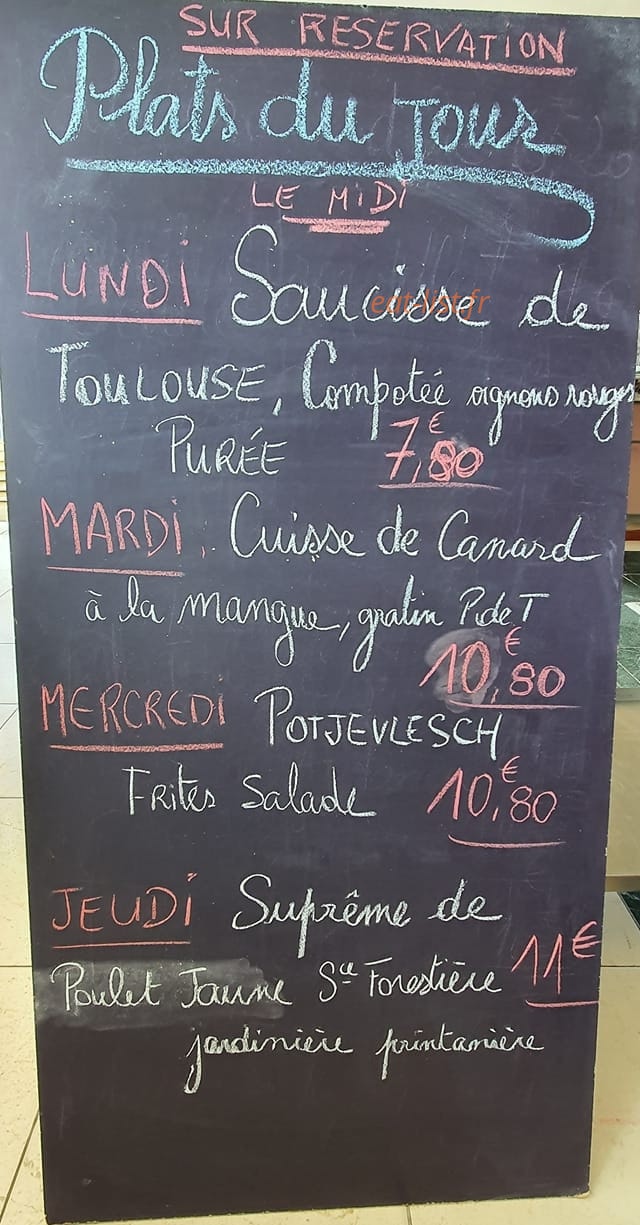 Le Marina — carte page 1