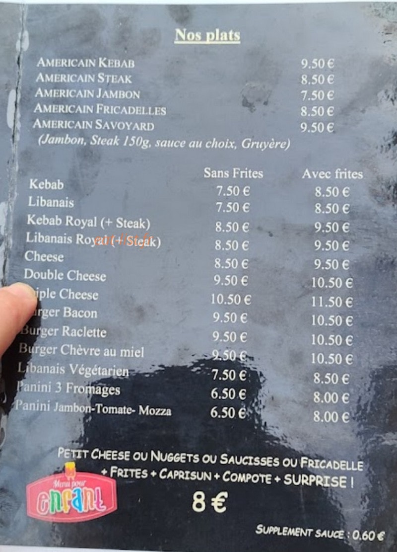 Le New Beach — carte page 1