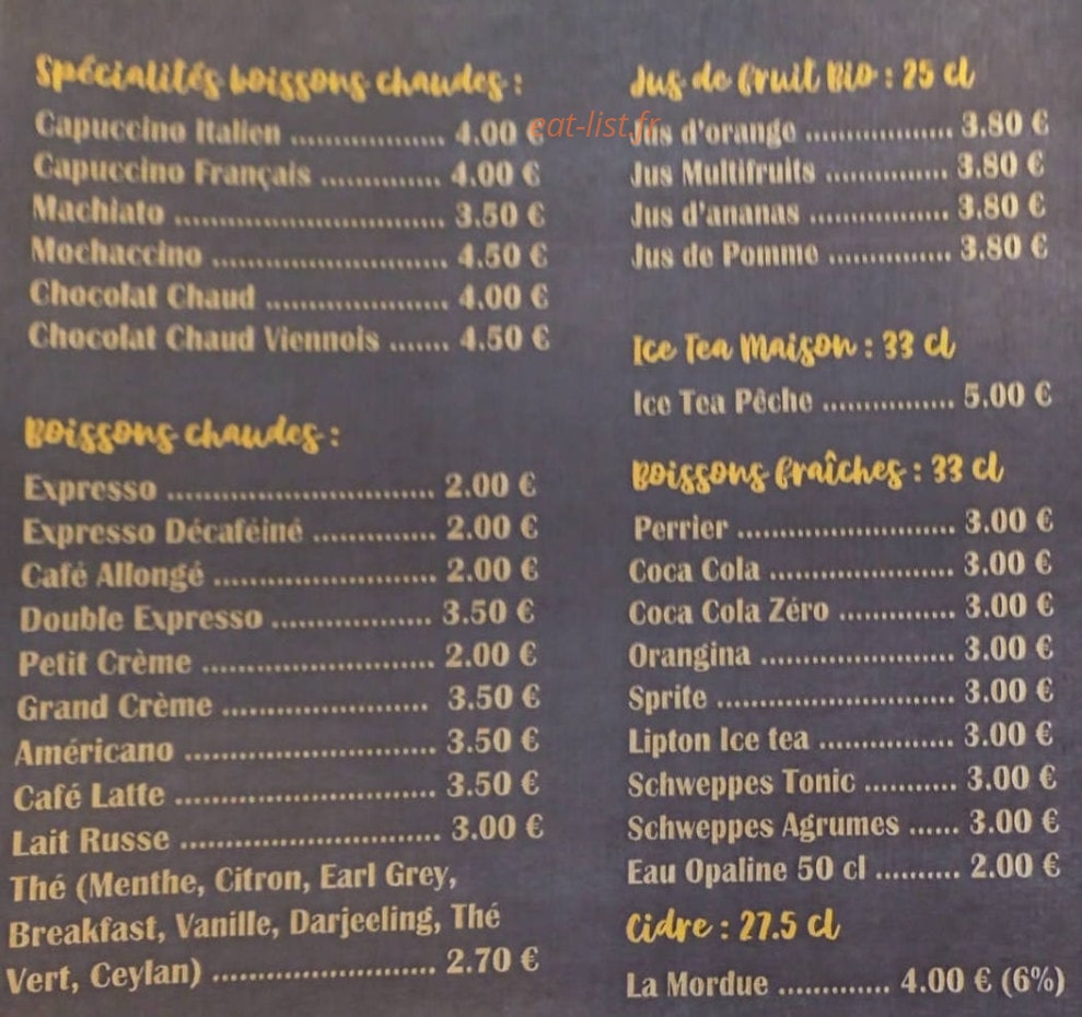 Capscafé — carte page 4