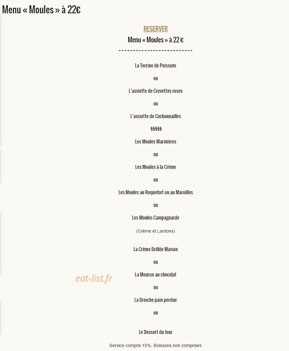 Le Bellevue — carte page 5