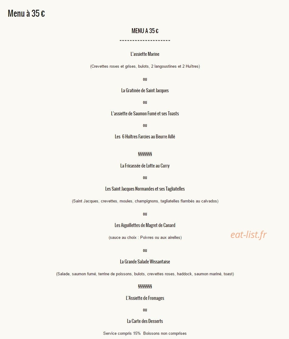 Le Bellevue — carte page 2