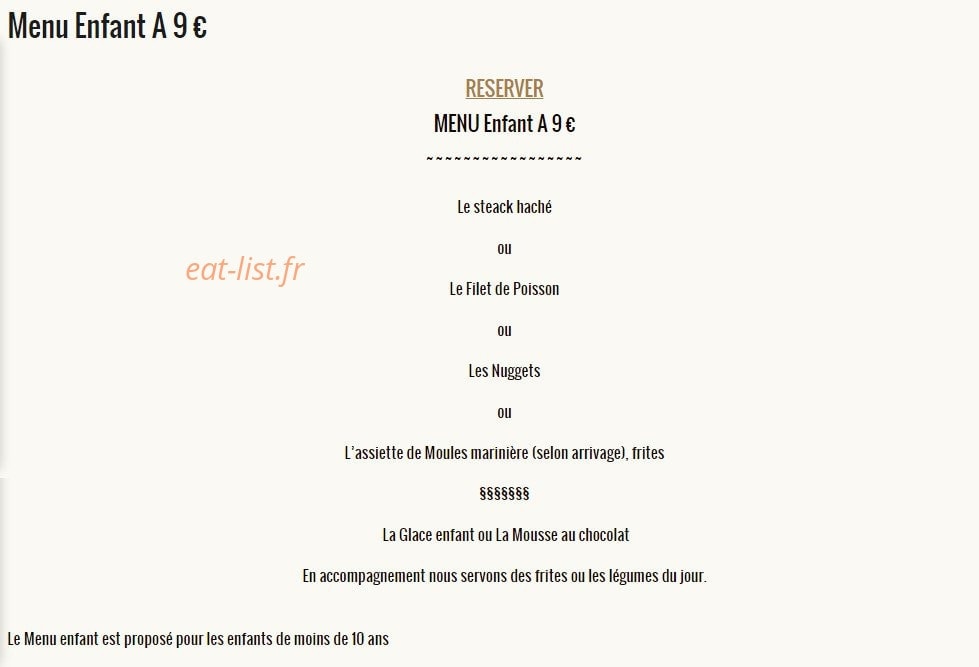 Le Bellevue — carte page 6