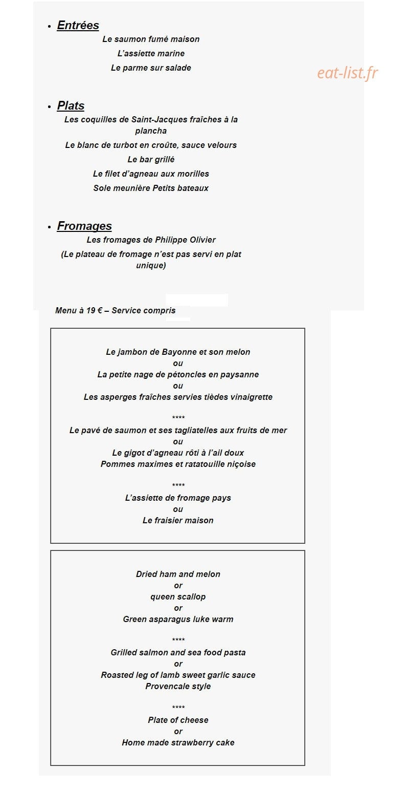 Le Normandy — carte page 1