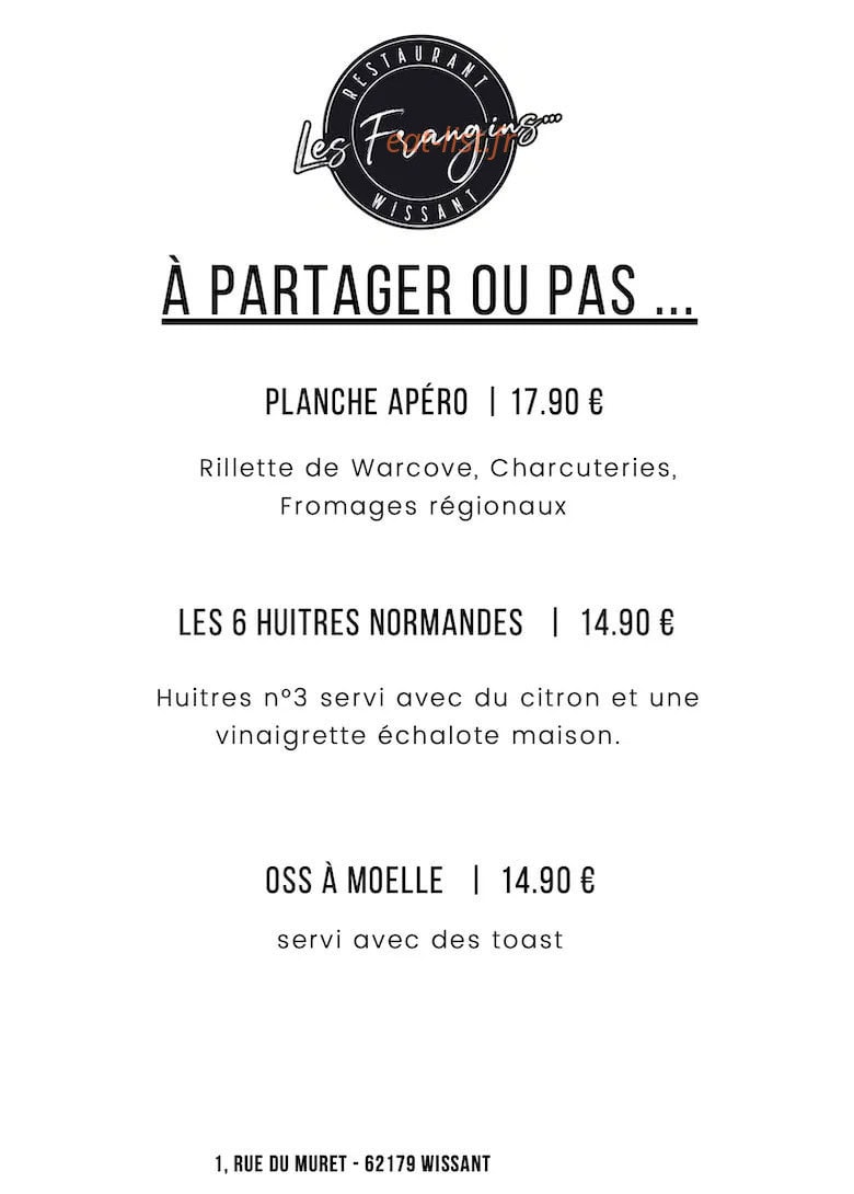 Les Frangins — carte page 1