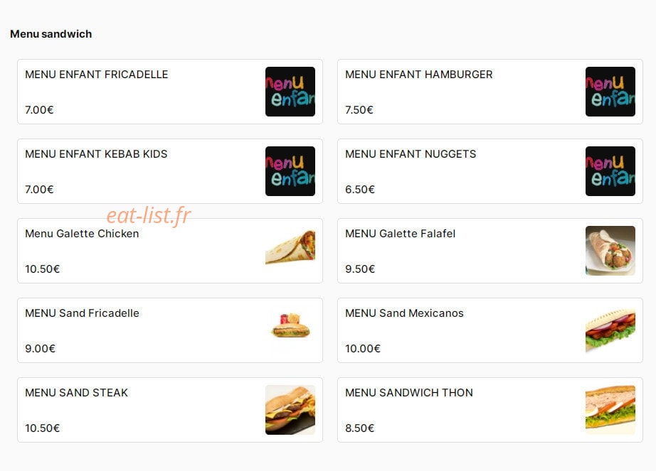 Delis Time — carte page 2