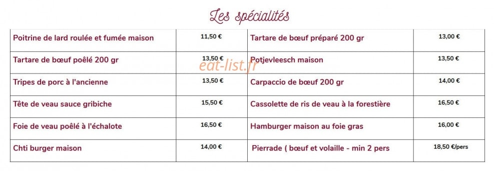 Le Campagnard — carte page 6