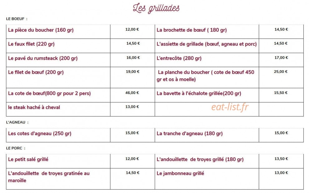 Le Campagnard — carte page 3