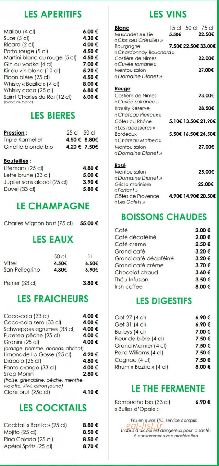 Bazilic — carte page 2