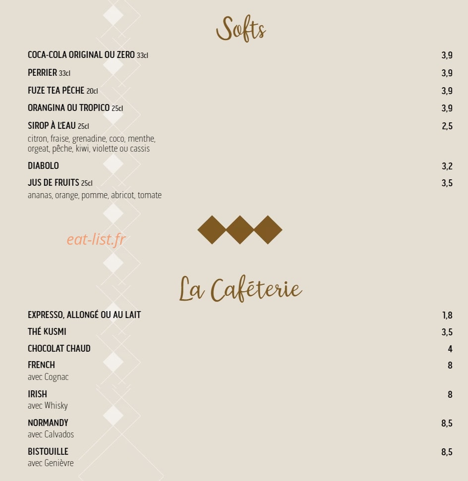 Brasserie Canaille — carte page 9
