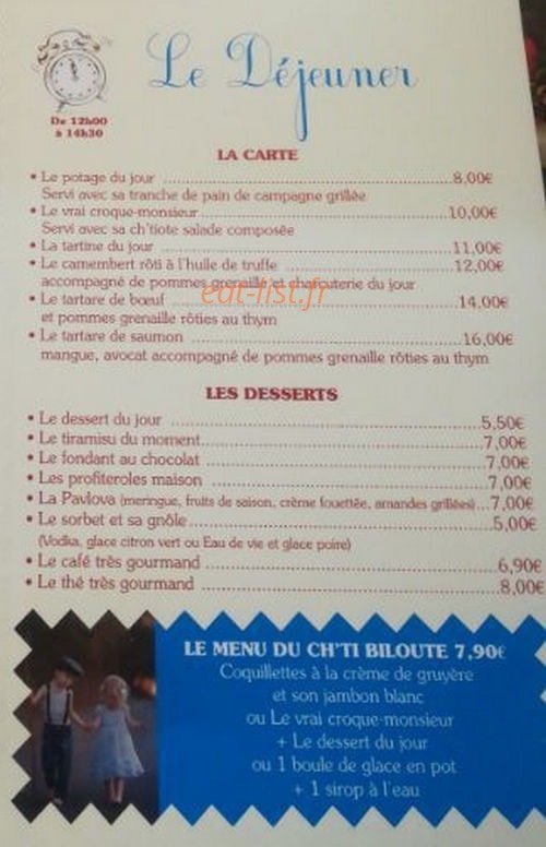 Chez suz'anne — carte page 2