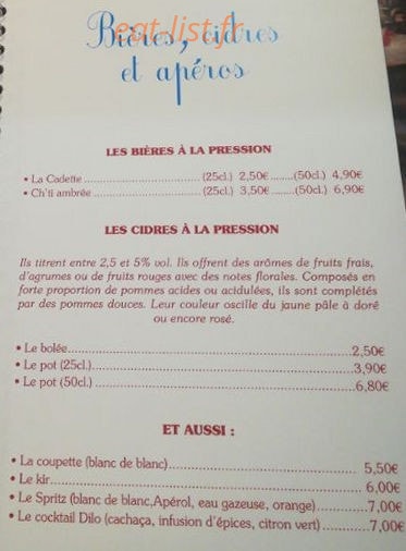 Chez suz'anne — carte page 5