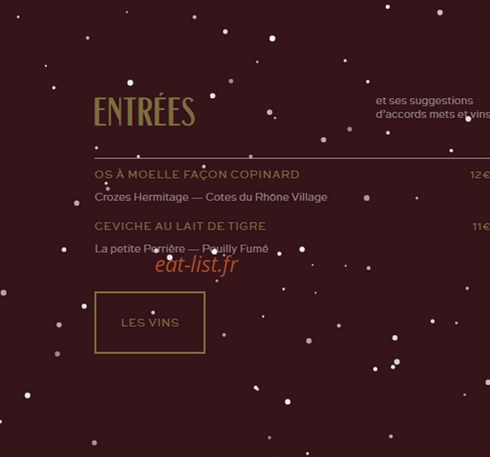 Co’Pinard — carte page 1