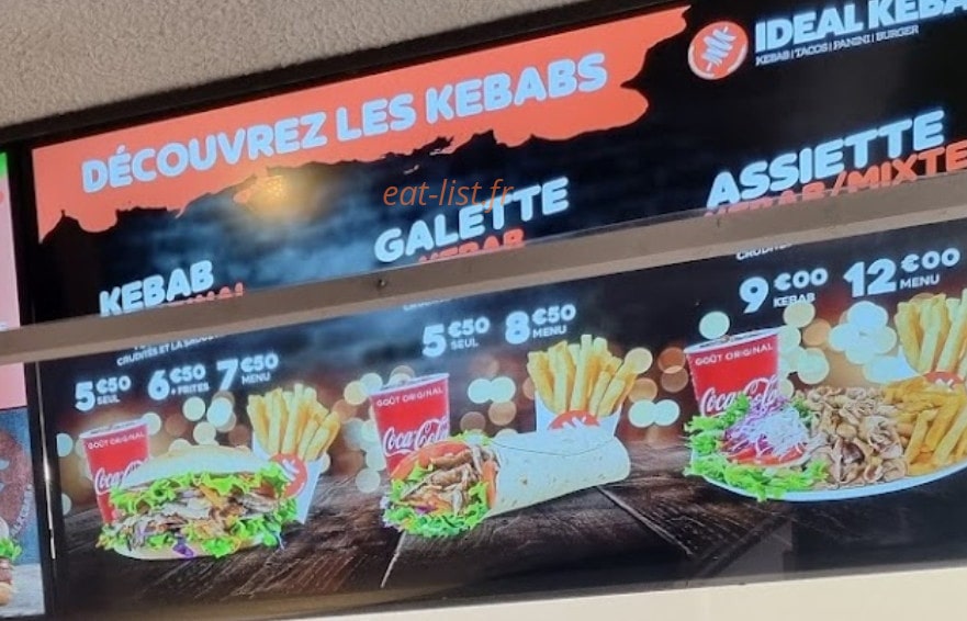 Ideal Kebab — carte page 2