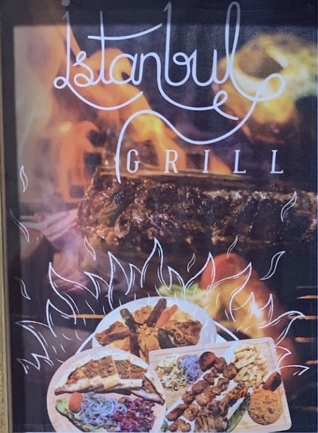 Istanbul Grill — carte page 1