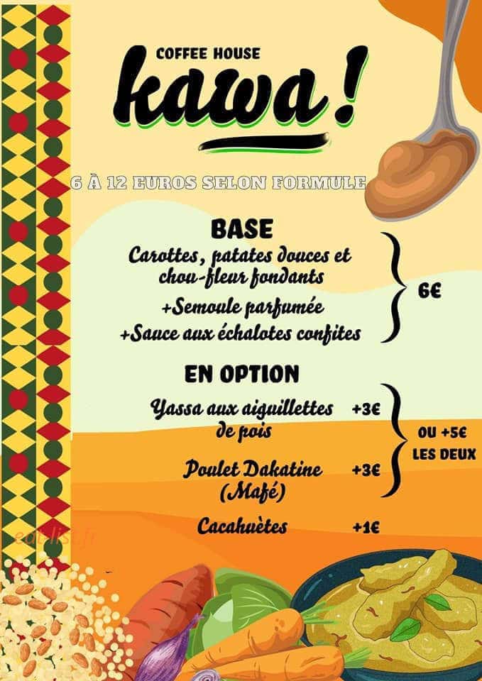 Kawa Coffee — carte page 2