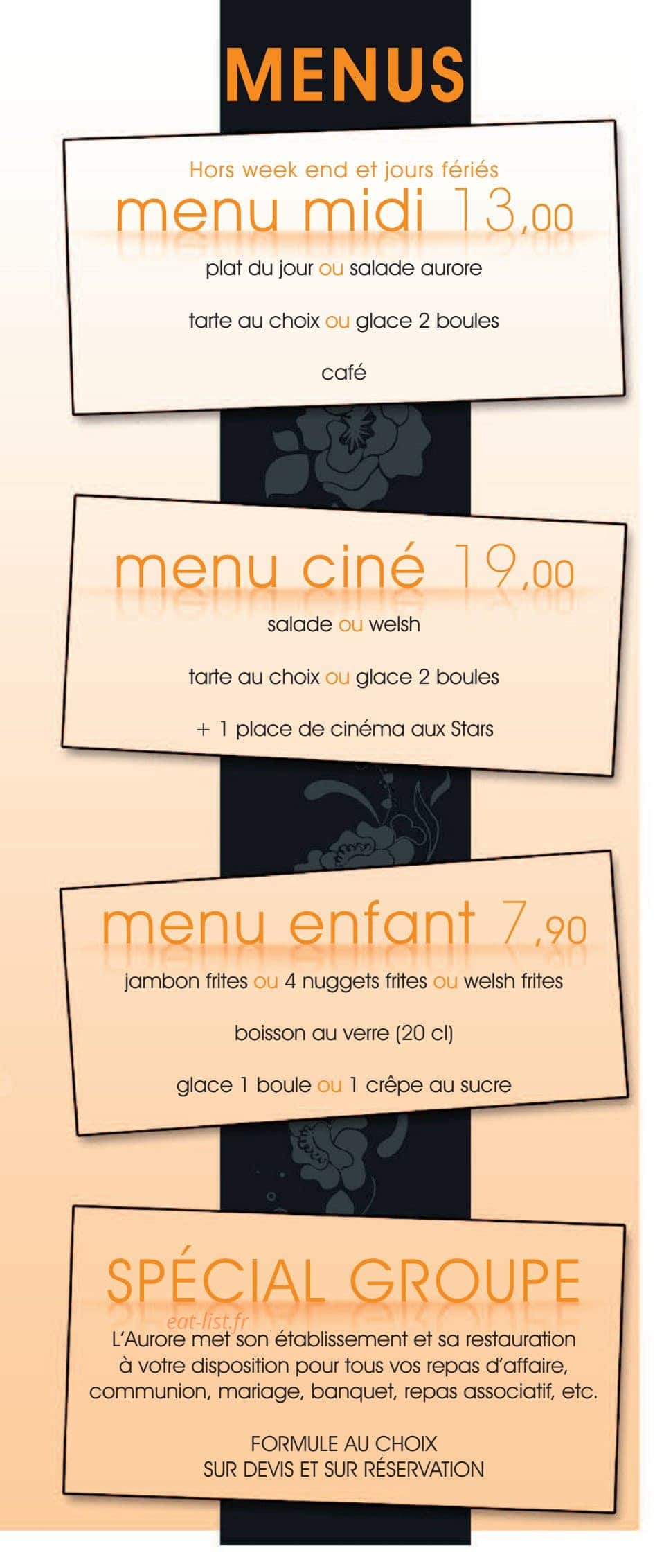 L'aurore — carte page 4