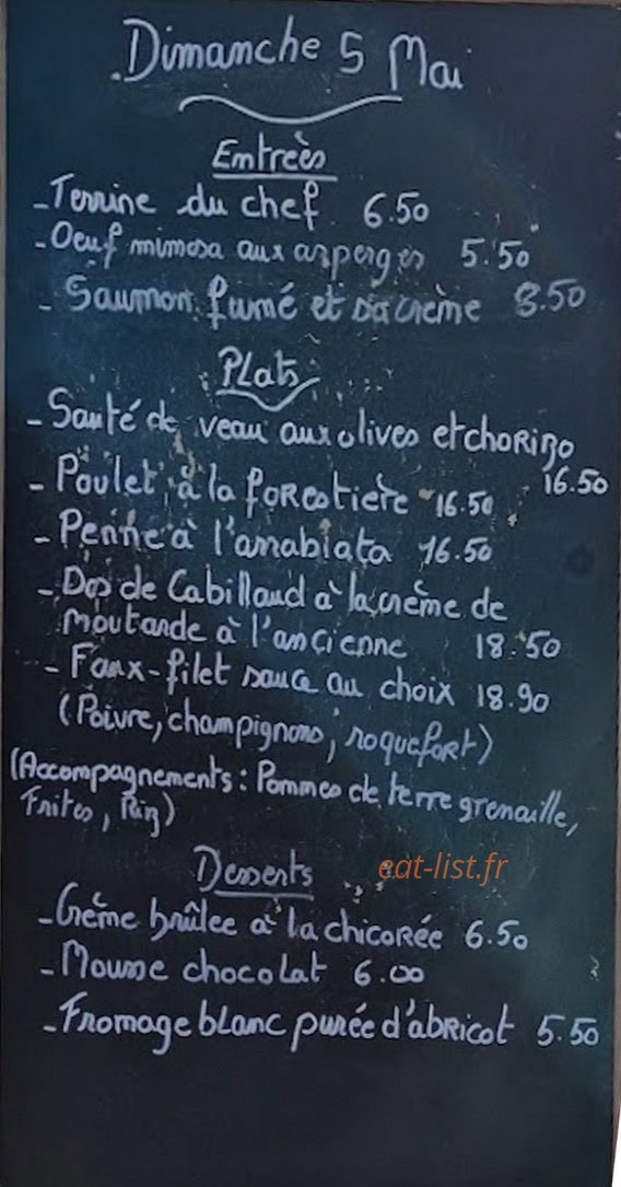L' Autre'Fois — carte page 1