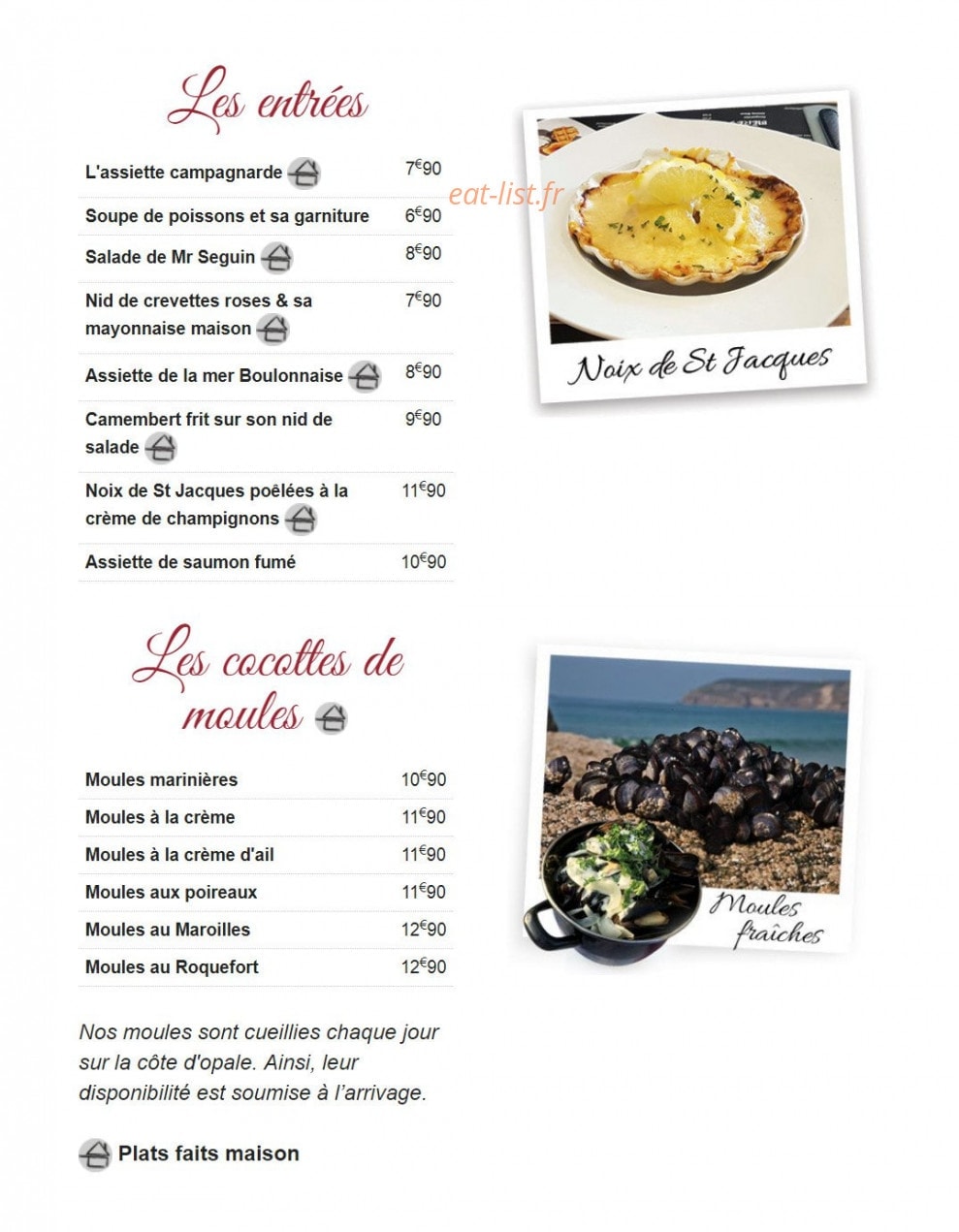 L'Escale — carte page 3