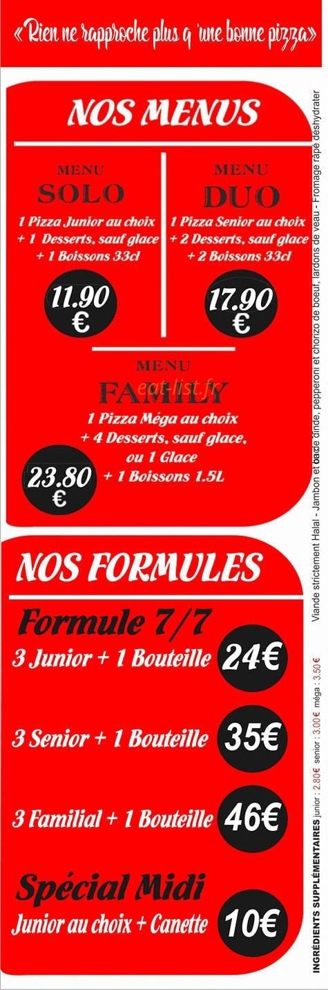 La casa della pizza — carte page 4