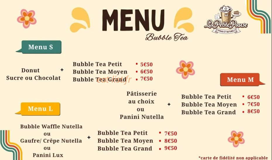 La petite pause — carte page 18