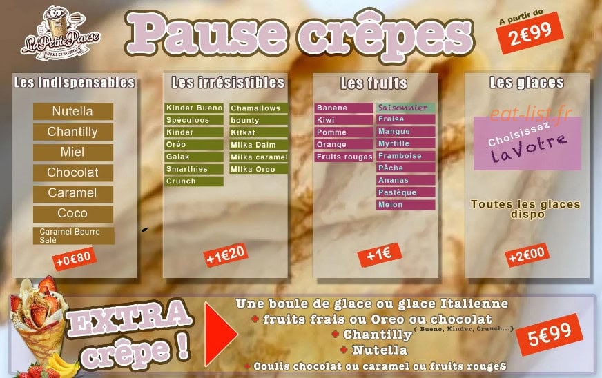 La petite pause — carte page 8
