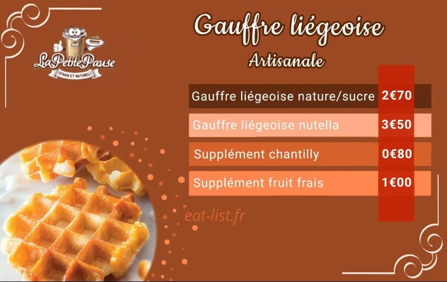 La petite pause — carte page 5