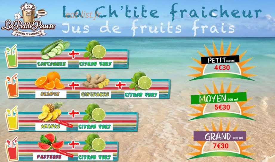 La petite pause — carte page 9