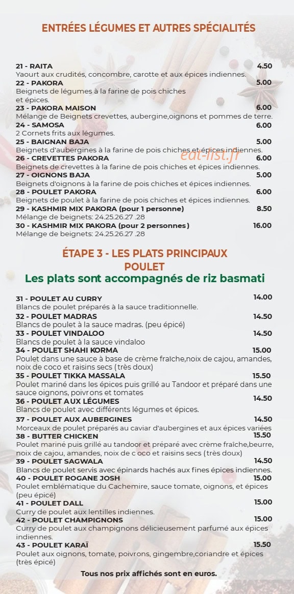 La Vallée du Kashmir — carte page 2