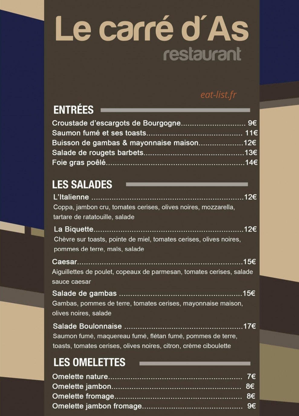 Le Carré d'As — carte page 2