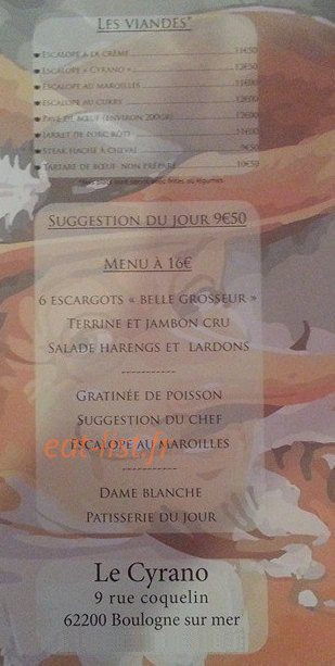 Le cyrano — carte page 3