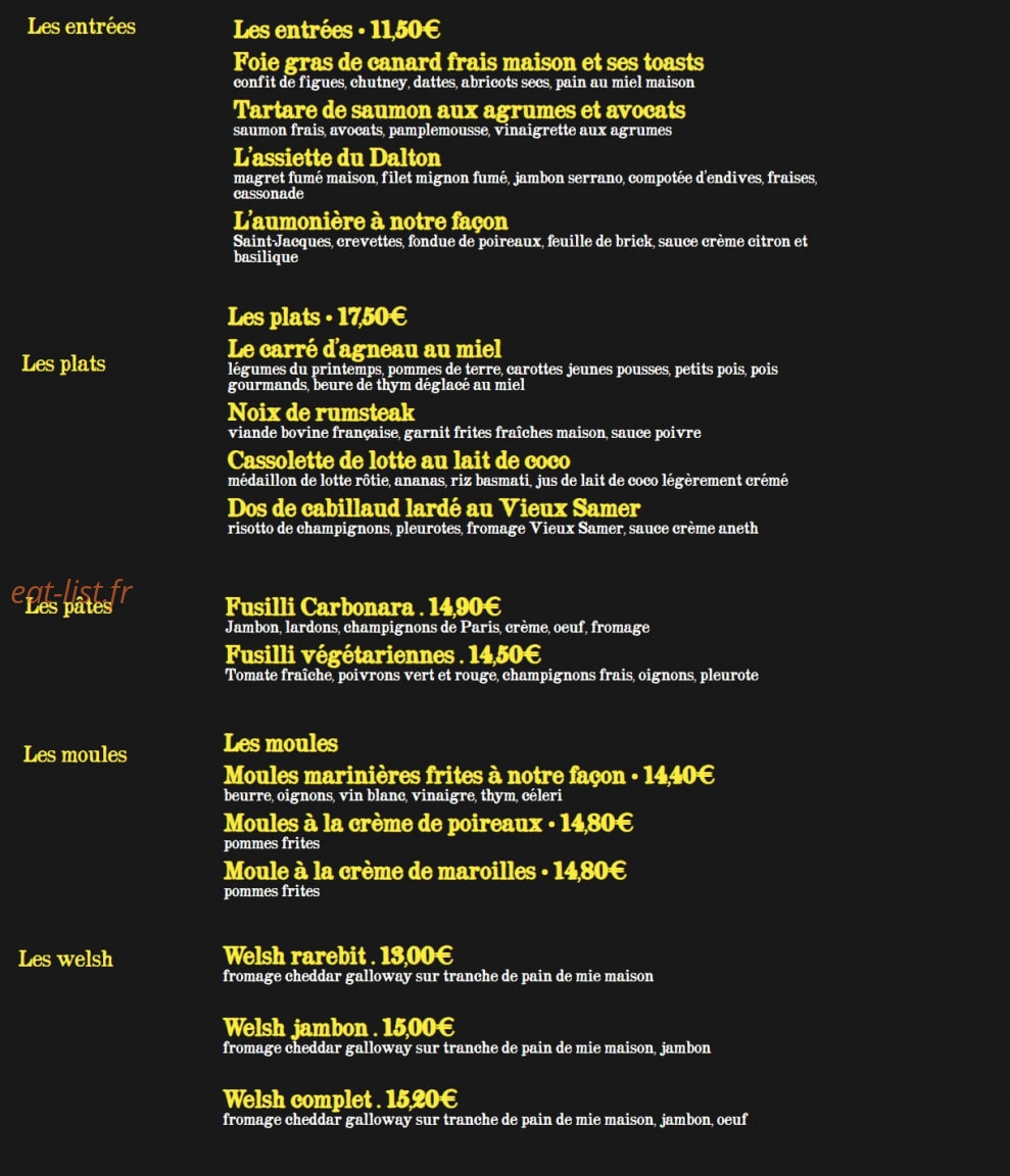 Le Dalton — carte page 2