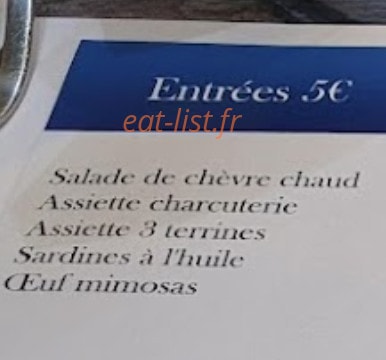 Le Plaisance — carte page 1