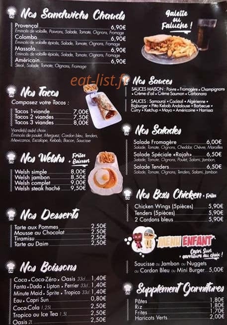 Le Rajah — carte page 2