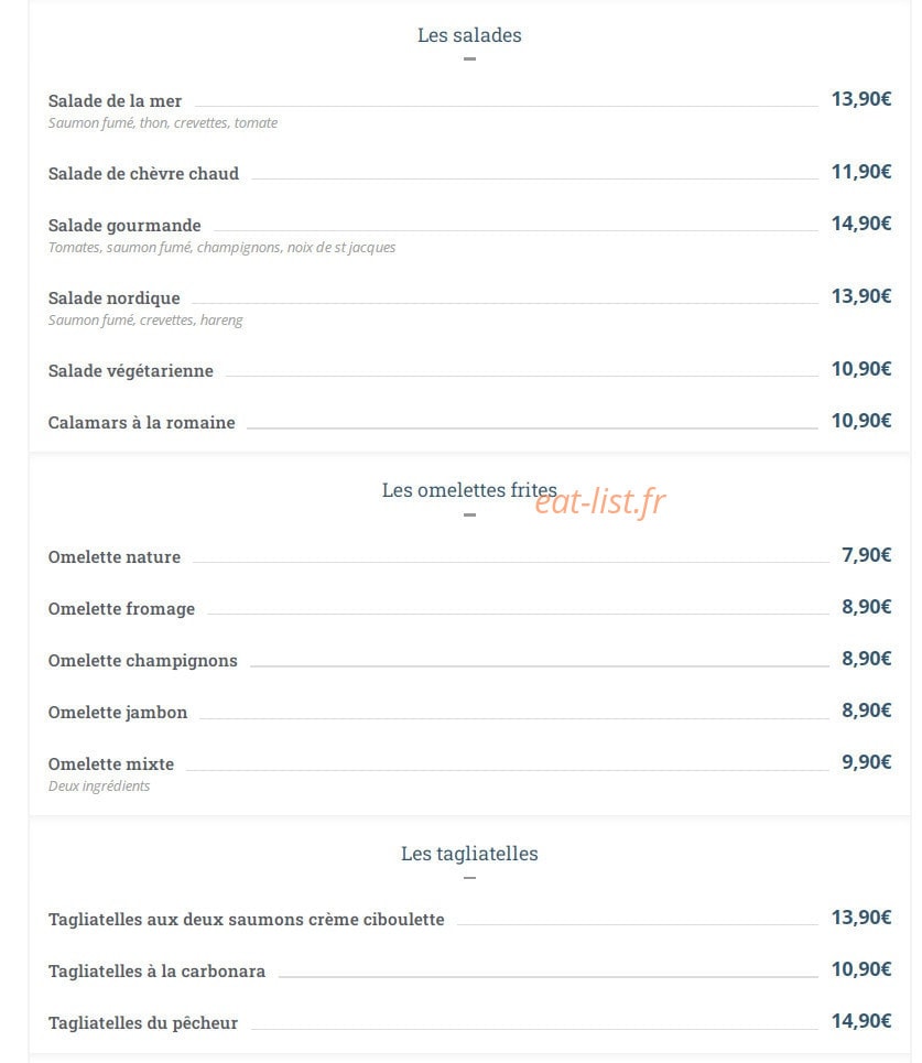Le Thalassa — carte page 2