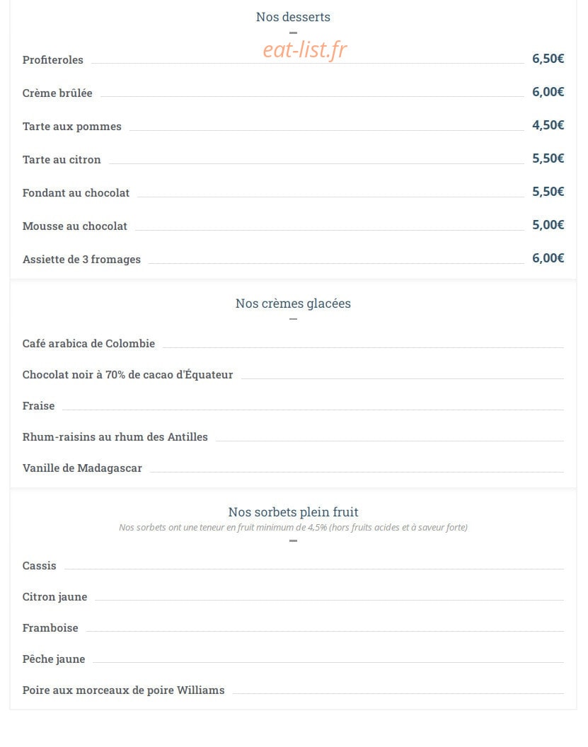 Le Thalassa — carte page 16