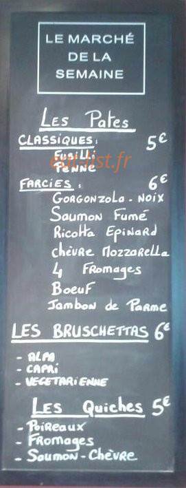 Pasta & Co — carte page 2