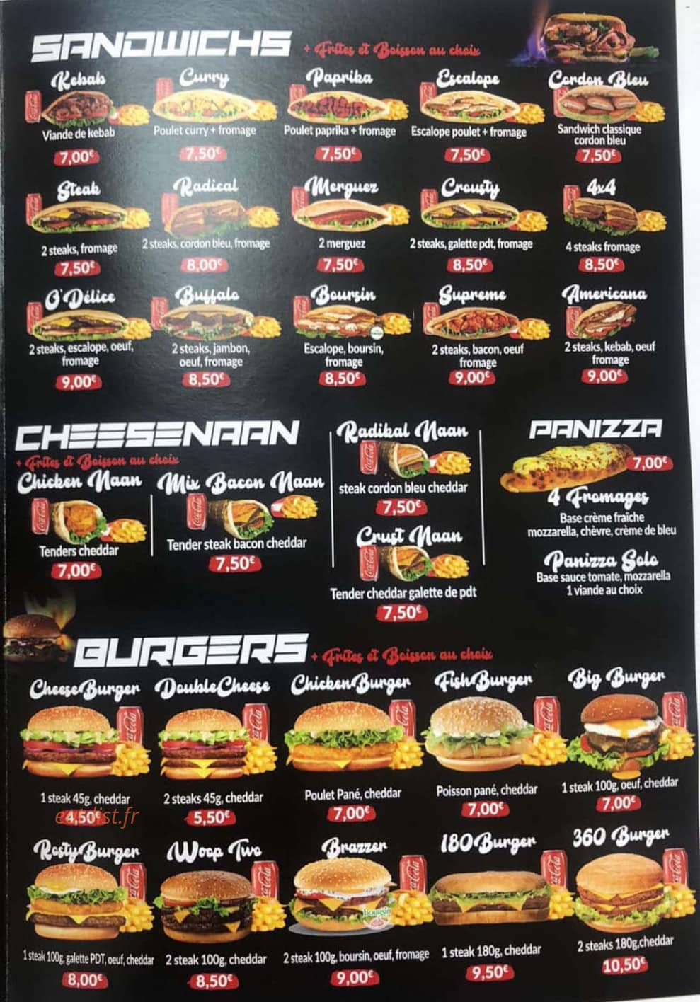 Pizza Maldives — carte page 2