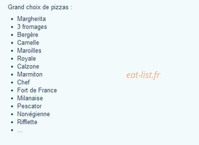 Pizza Marmiton — carte page 1