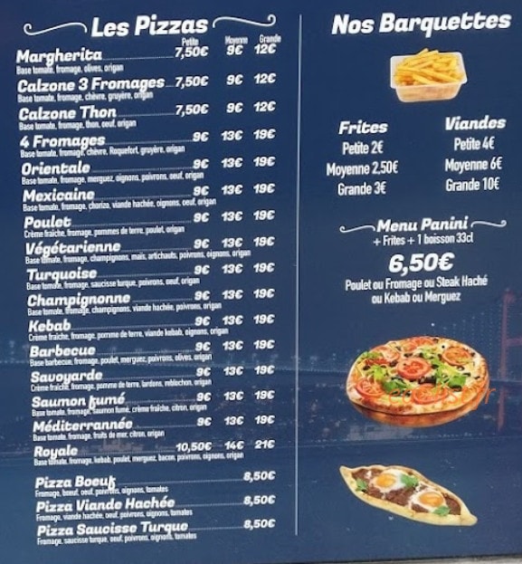 Restaurant Istanbul — carte page 3