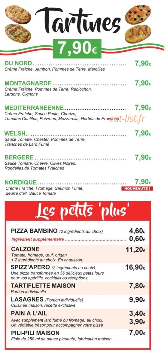 Spizza Carola — carte page 6